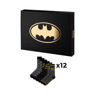 Geschenkset mit Socken Batman 12er-Pack