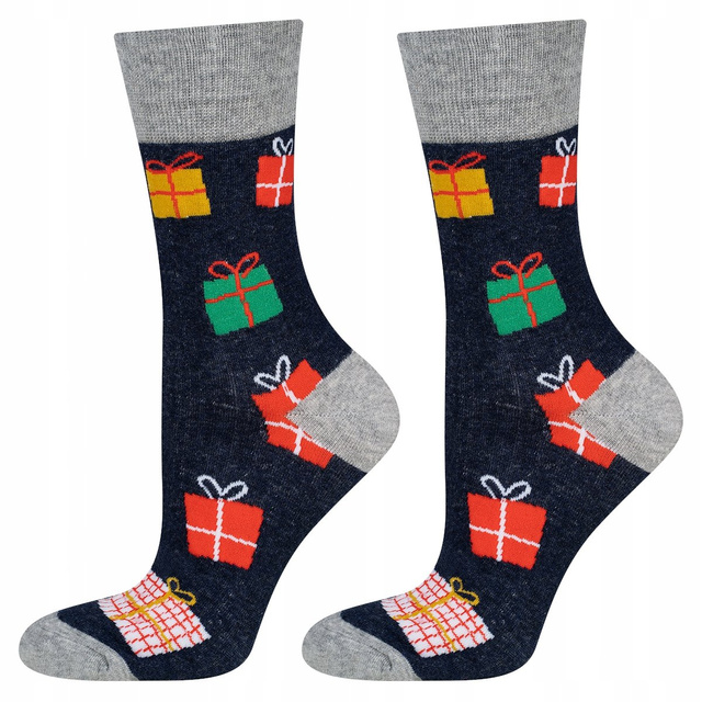 Set mit 6x  Herrensocken mit Weihnachtsmotiv | SOXO