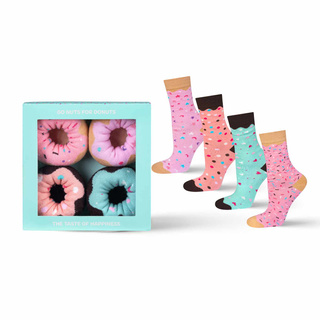 Socken mit Donut-Motiv 2er-Pack