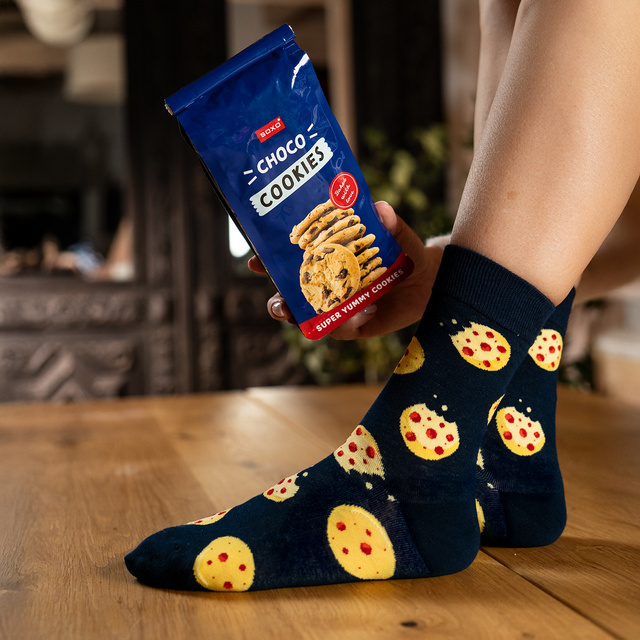 Socken mit Cookie-Motiv 3er-Pack