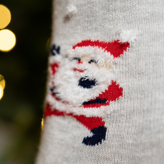 Socken mit Weihnachts-Motiv