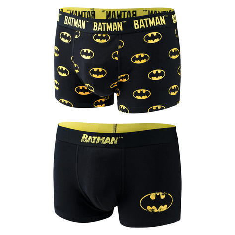 Set mit 2x Boxershorts + 1x Hausschuhe | Batman DC COMICS | SOXO