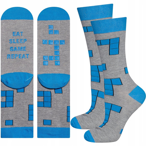 1 Paar von lustige Socken mit Gamemotiv | Herrensocken | SOXO