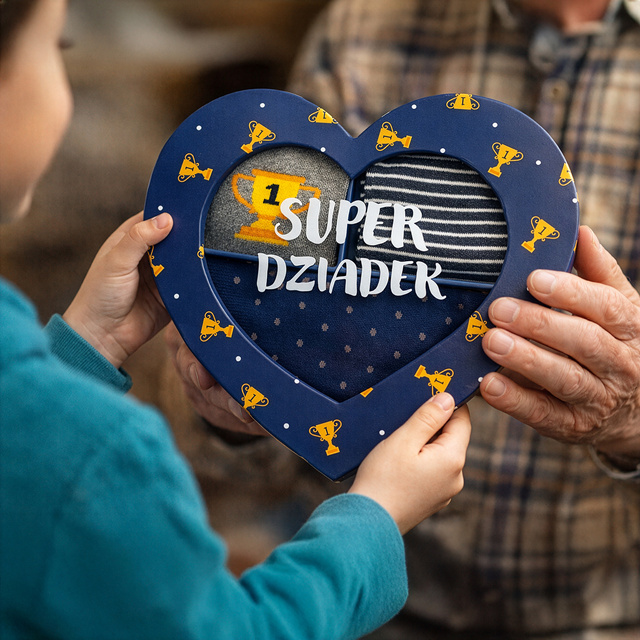 SOXO Herrensocken - "Super Dziadek"