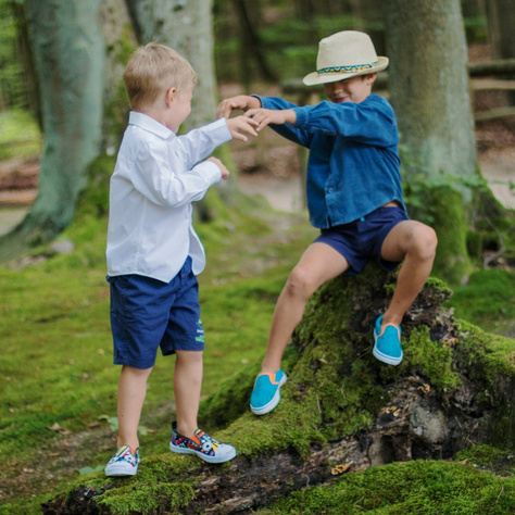 SOXO bunte Turnschuhe für Kinder | Ösen