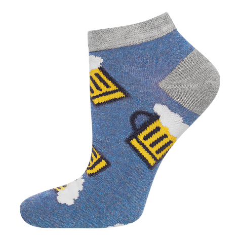 1 Paare von lustige Kurze Socken mit Biermotiv | Herensocken | SOXO