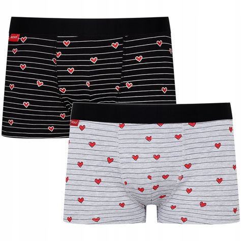 SOXO Set 2 Herren Boxershorts | Herzen