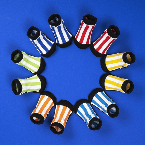 Set mit 6x Bunte Babysocken mit SneakerMotiv | SOXO