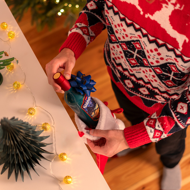 Socken mit Glühwein-Motiv 3er-Pack