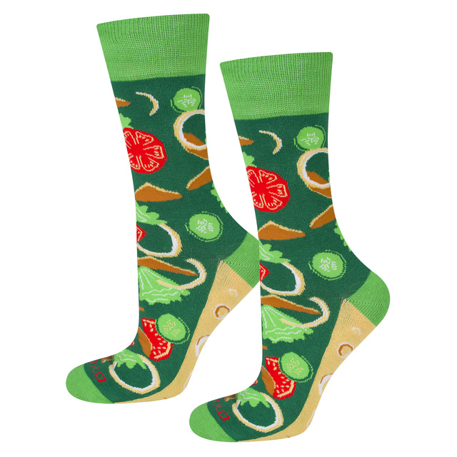 3 Paar von lustigen Socken mit Wrapmotiv und Hamburgermotiv  in einzigartiger Verpackung | Damen-/Herrensocken