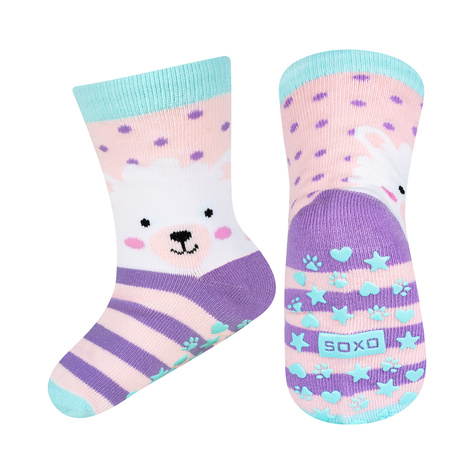 Set mit 3x Kindersocken mit Haustieren | SOXO