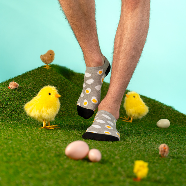Kurze Socken mit Oster-Motiv 2er-Pack
