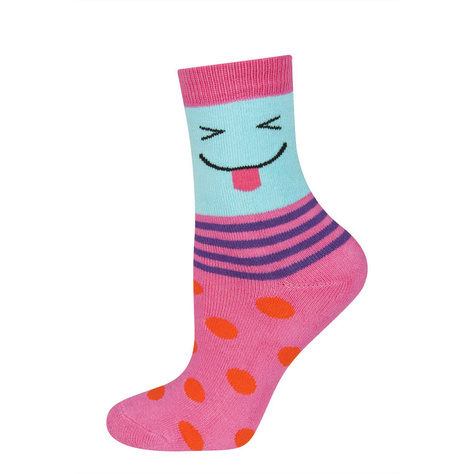 1 Paare von lustige Socken mit Glücklichen Gesichtern  | Kindersocken | SOXO