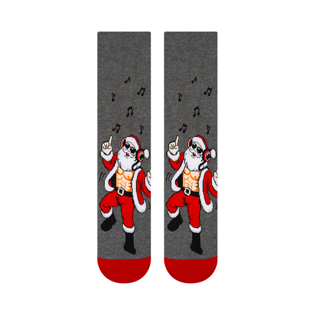 Socken mit Frecher Weihnachtsmann DJ 3er-Pack