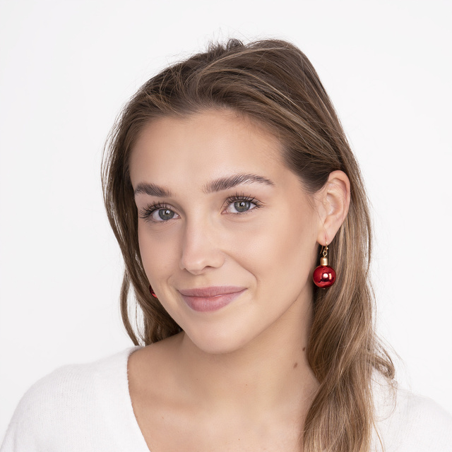 SOXO Set aus 2 Ohrringen | Weihnachtsmuster