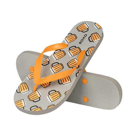 SOXO Strand Flip Flops unisex | Bier Muster