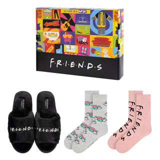 Set Socken + Hausschuhe mit Friends-Motiv