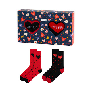 Socken mit Herz-Motiv 2er-Pack