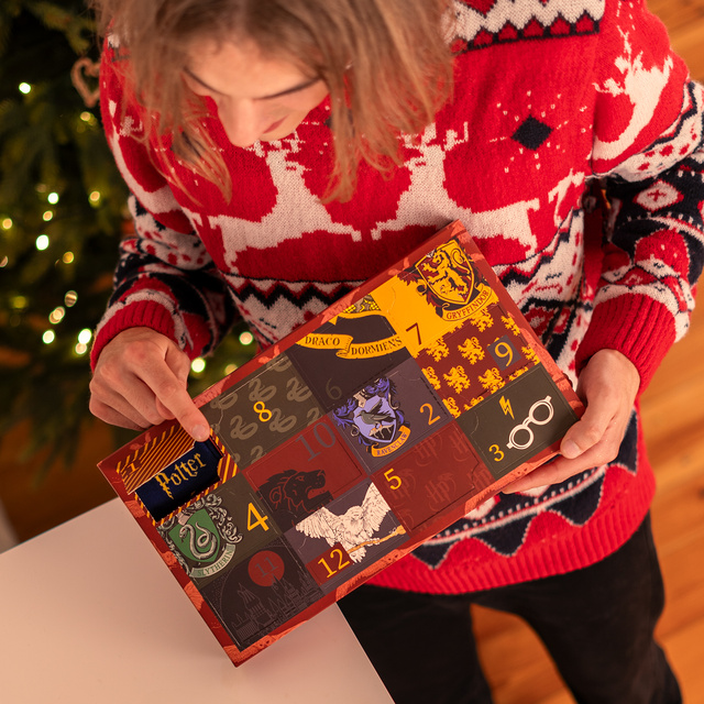 Adventskalender mit Socken Harry Potter 6er-Pack