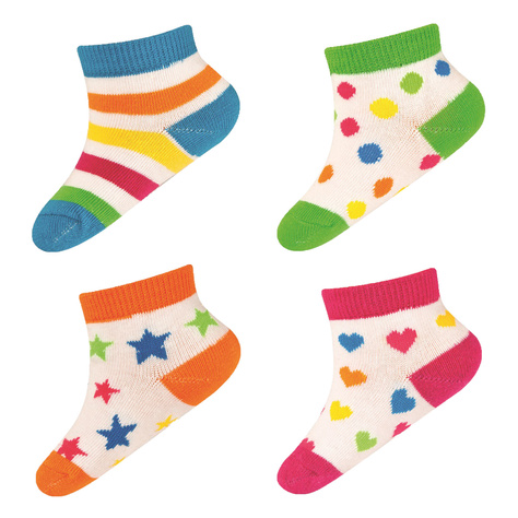 1 Paare von lustige Socken mit Sternchen | Babysocken | SOXO