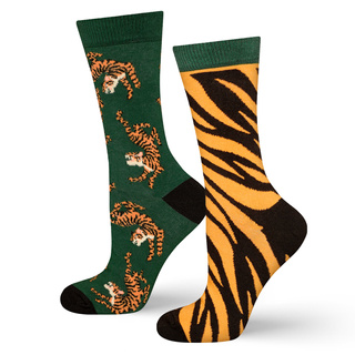 Socken mit Tiger-Motiv