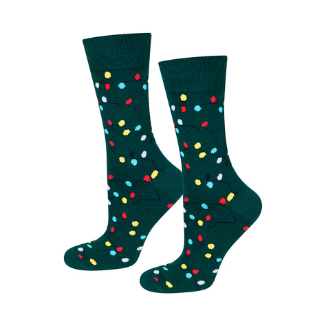 4 Paare von lustigen Socken mit Weihnachtsmotiv in einzigartiger Verpackung | Herrensocken | SOXO