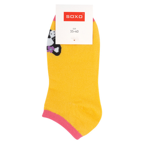 Set mit 5x Kurze Damensocken | Hundmotiv | SOXO