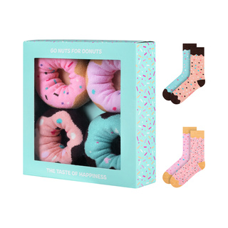 Socken mit Donut-Motiv 2er-Pack