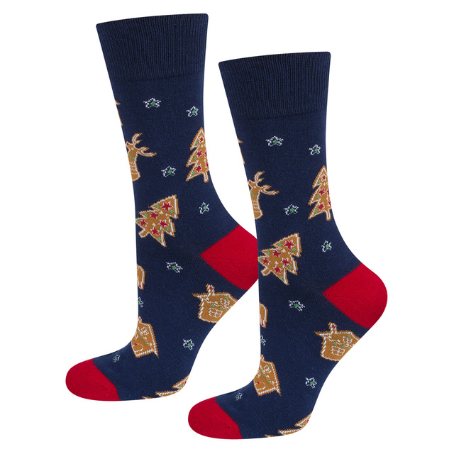 SOXO Damensocken | Lebkuchenplätzchen | Weihnachtsgeschenk | Nikolaustag