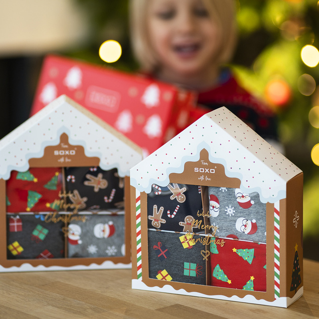 Höschen mit Weihnachts-Motiv 4er-Pack