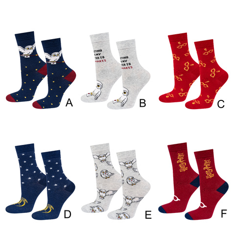 Adventskalender Harry Potter  6 Paar Damensocken 