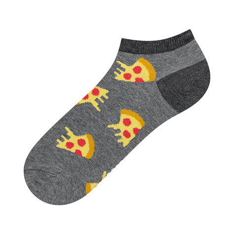 1 Paare von lustige Kurze Socken mit Pizzamotiv | Herrensocken | SOXO