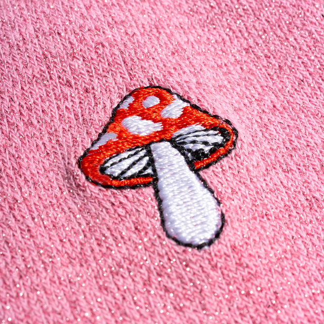 3 Paar von lustigen Socken mit Pilzmotiv in einzigartiger Verpackung | Damensocken | SOXO