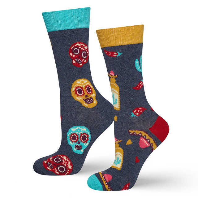 Socken mit Mexiko-Motiv