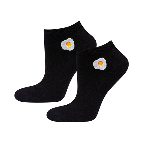 5 Paar von lustigen Socken mit Eggsmotiv in einzigartiger Verpackung | Damen-/Herrensocken | SOXO