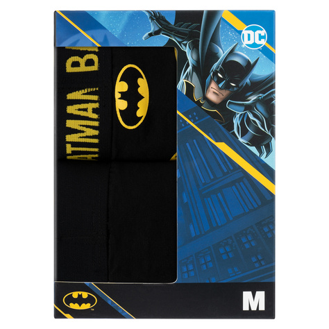 Set mit 2x Boxershorts + 1x Hausschuhe | Batman DC COMICS | SOXO