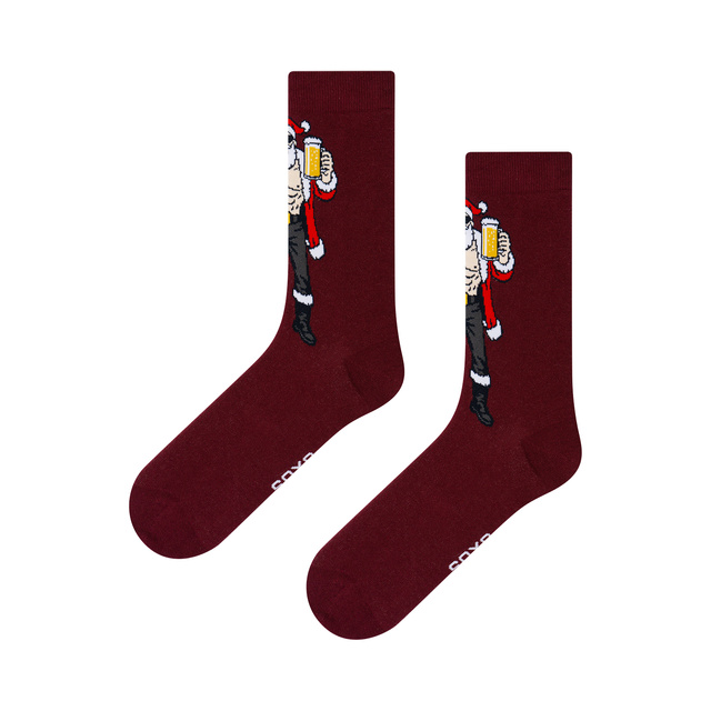 Socken mit Frecher Weihnachtsmann DJ 3er-Pack