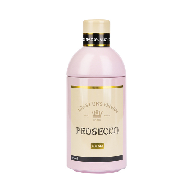 Socken in Prosecco-Flasche