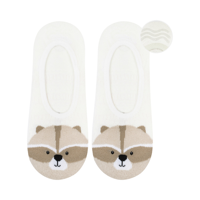 SOXO Set 4 Damen Füßlinge | bunte Muster