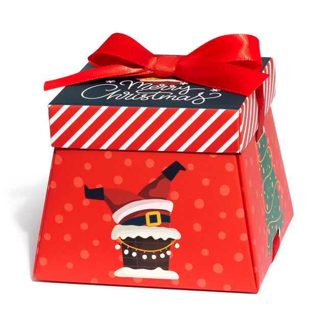 Weihnachtssocken in einer Box