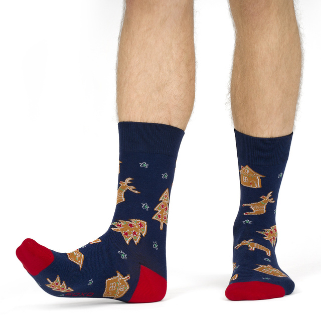 SOXO Damensocken | Lebkuchenplätzchen | Weihnachtsgeschenk | Nikolaustag