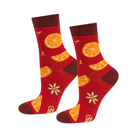 SOXO Frauensocken Weihnachtsbecherwärmer