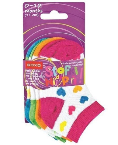 2 Paare von lustige Socken mit Mustern | Babysocken | SOXO