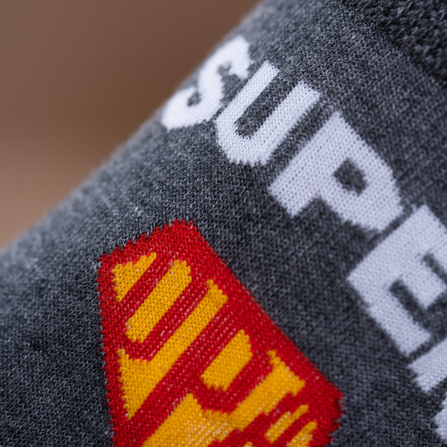 Socken Super Opa-Motiv in Kartenverpackung