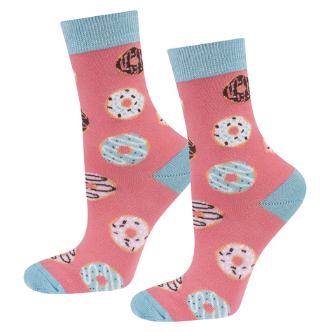  Damensocken SOXO | Donuts | perfekte Geburtstagsgeschenkidee | für Sie