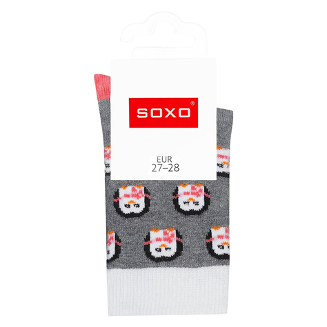 1 Paar von lustige Socken mit Pinguine | Kindersocken | SOXO