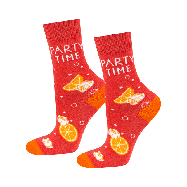 3 Paar von lustigen Socken mit Aperitifmotiv in einzigartiger Verpackung | Damensocken | SOXO