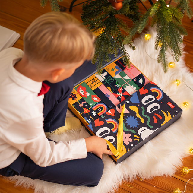 Adventskalender mit Socken 12er-Pack