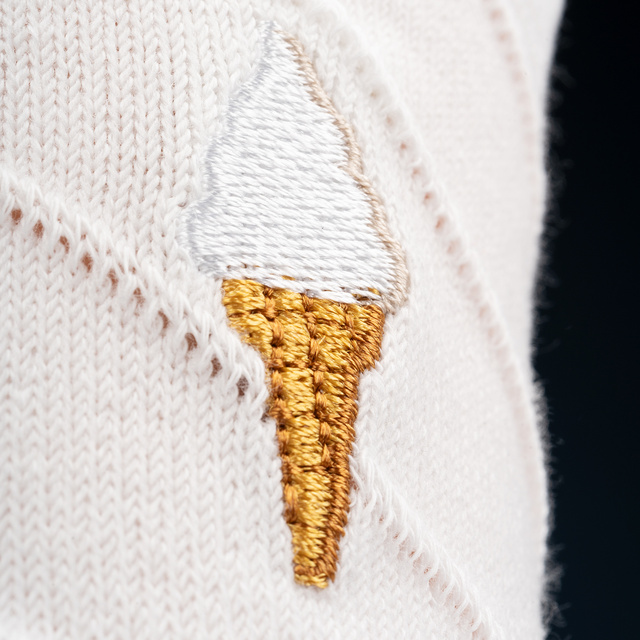 Socken mit Eiscreme-Motiv 2er-Pack