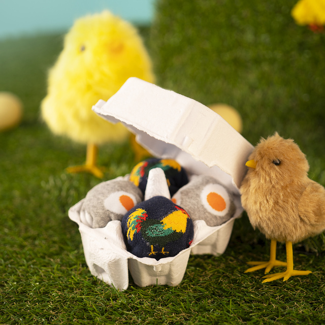Kurze Socken Ostern 2er-Pack